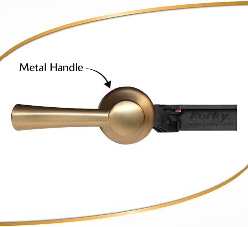 Korky 6094BP StrongARM Tank Lever - Universal Fit Toilet Tank independency Kit Gold Finish