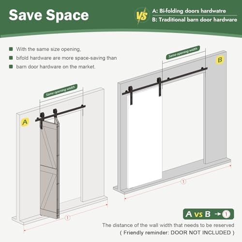 Sturdy 40 Bifold Door Track Kit for Your Home