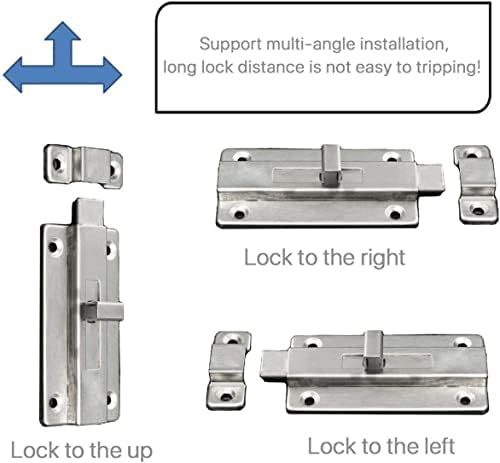 Sturdy Stainless Steel Door Bolts
