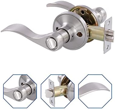 10-Piece Front Door Lever Lockset Set
