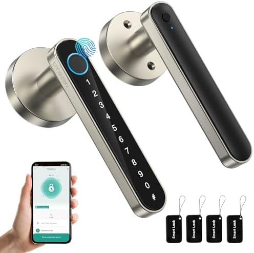 Close the Door with Confidence Smart Door Lock with Fingerprint and Keyless Entry
