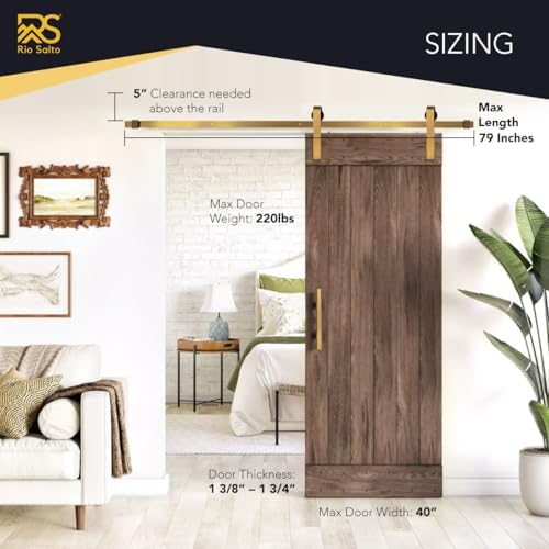 Adjustable Barn Door Hardware Kit