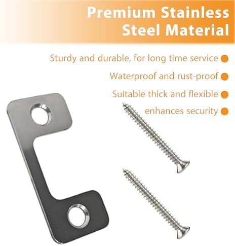 Adjustable Door Strike Plate for Home Rental Security