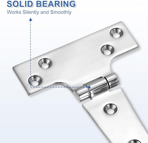 Durable T-Strap Door Hinges for Barns and Yards