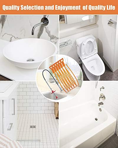 7pcs 25in 24in Drain Clog Remover Tools hair cleaner