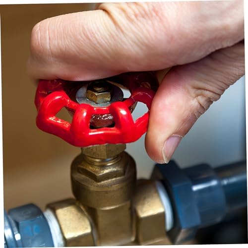 10-Piece Gate Valve Hand Wheel Set - Vemoon Sturdy Cast Iron Faucet Handle Decorations for Outdoor Use