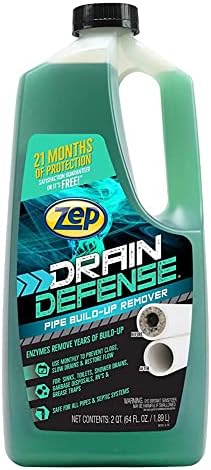 Zep - Effortless Drain Cleaning - 64oz Removes Build-Up for Better Flow