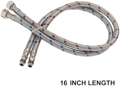 Perfect Choice Flexible Stainless Steel Bathroom Faucet Connector