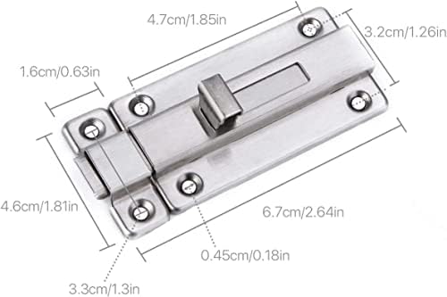 Sturdy Stainless Steel Door Bolts