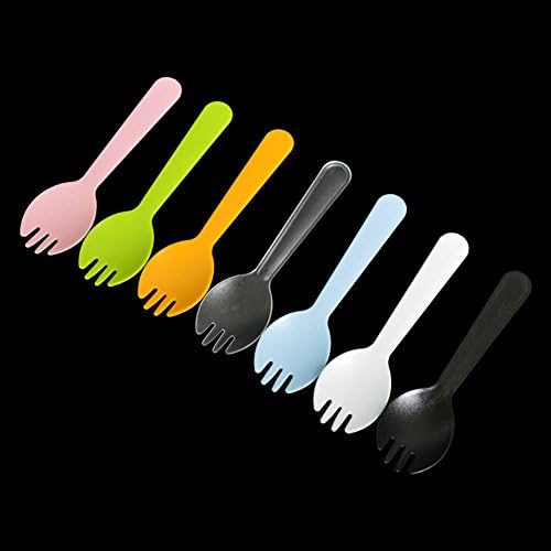 100PCS Disposable Spork Set