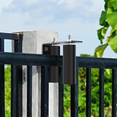 6 Gate Roller Guide Kit Universal L-Shaped Steel Bracket Heavy Duty Sliding Gate Hardware