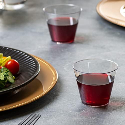 200 5oz Clear Plastic Cups Perfect for Parties Cocktails and Everyday Use