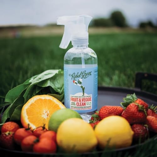 Fast Acting Vegetable Fruit Cleaner by Rebel Green