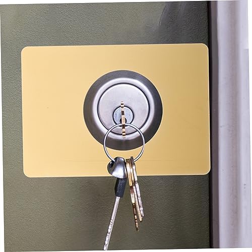 Stainless Steel Door Lock Covers 2-Pack strengthened door security at home
