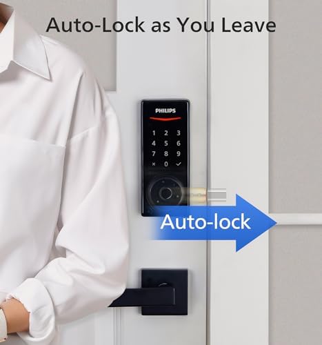 Philips Wi-Fi Smart Door Lock with Keyless Entry and Fingerprint ID