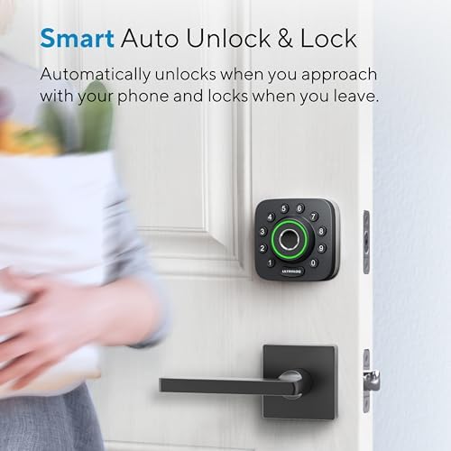 Ultraloq U-Bolt Pro WiFi Smart Lock with 8-in-1 Entry Door Sensor Secure Touch