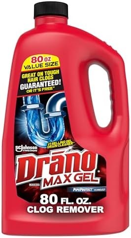 Drano Max Gel Drain Clog Remover Cleaner