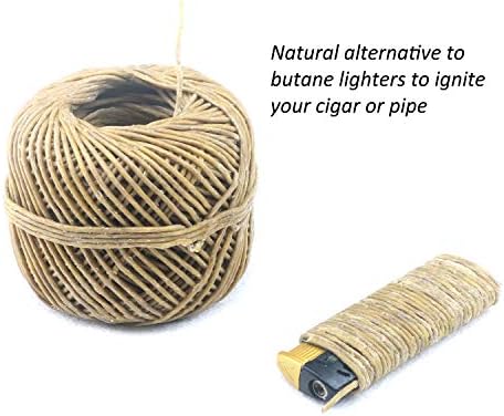 Organic Hemp Candle Wick with Natural Beeswax Coating