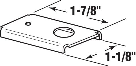 Pair of Bi-Fold Door Repair Brackets