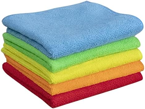 Streak-Free Microfiber Cleaning Cloth Set