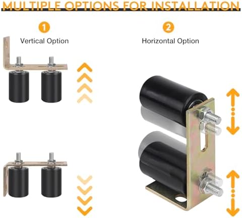 Durable Universal Gate Roller with Easy Installation