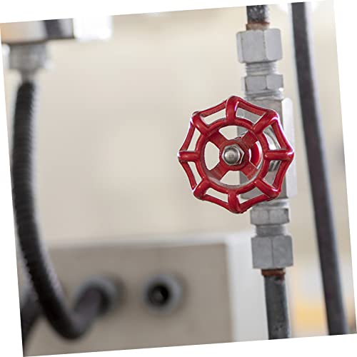 Sturdy Red Metal Faucet Handle