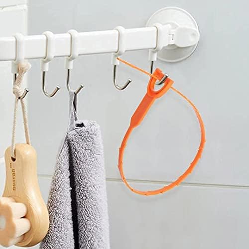 3-Piece Set of 25-Inch Hair Snake Drain Clog Remover
