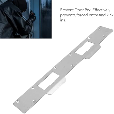 Secure Front Door Plate with Enhanced Security