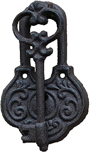 Ancient Rustic Door Knocker Hand Pull for Front Outdoor Doors