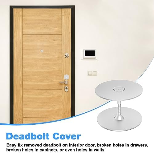 Stainless Steel Door Hole Cover Plate Set