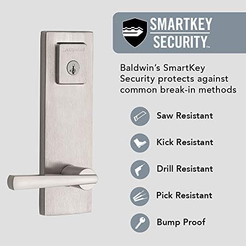 Prestige Front Door Handleset with SmartKey Security