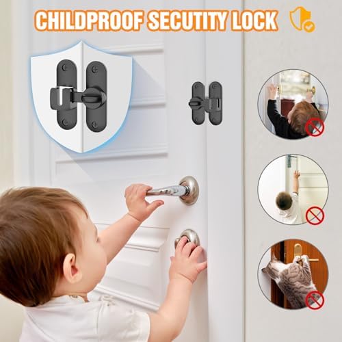 Small 90180 Flip Sliding Door Latch with Zinc Alloy - Durable and Easy to Install