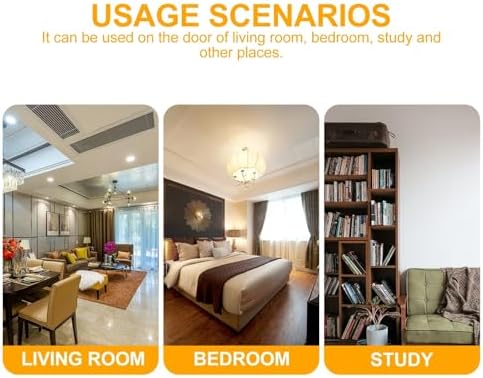 DOITool Door Strike Plate 5-Piece Set for Doors Reinforce Security Durable Design