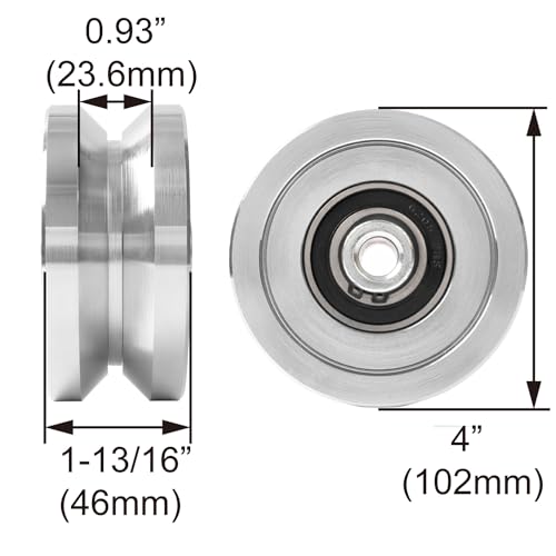 V-Groove Gate Wheel for Sliding Gates