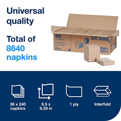 Tork Xpressnap Fit Natural Napkins - Space-Saving Dispenser