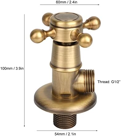 Wall Mounted Euro Faucet - Brass Triangle Valve