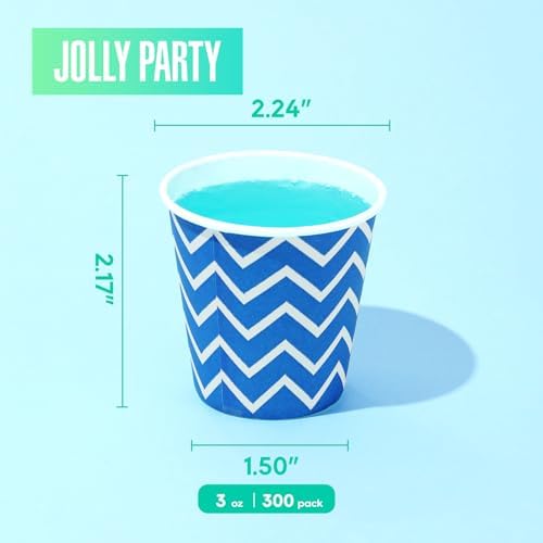 Ultimate Disposable Bathroom Cups 300-PK JOLLY PARTY