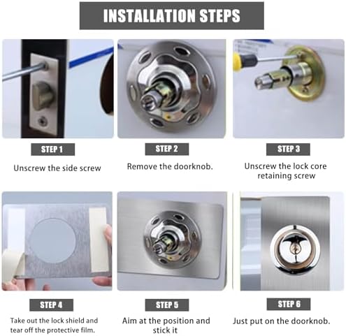 Sturdy Stainless Steel Door Reinforcement Kit