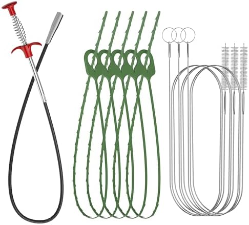 Essential Drain Clog Remover Complete Set of 9-Piece 355