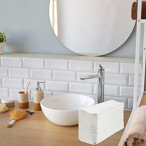 Perfect Stix White MultiFold Paper Towels Eco-Friendly Value-For-Money 500 Sheets embrace the green life