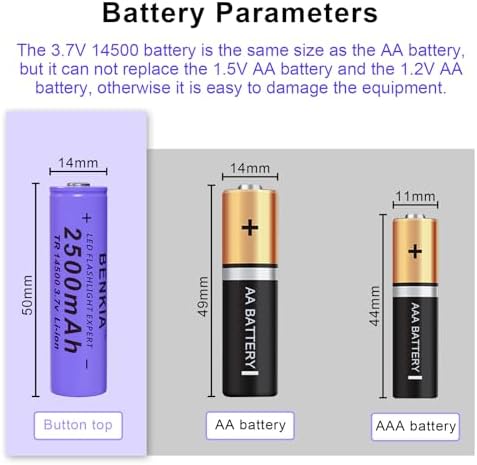 Small Durable and Reliable 14500 Rechargeable Batteries for Your Devices