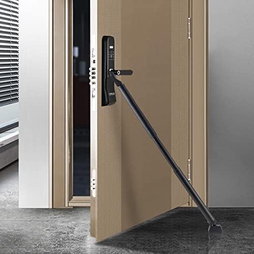 HoneSecur 2-Pack 2-in-1 Door Sliding patio Door Stopper Adjustable Security Jammer Bar Child-Proof