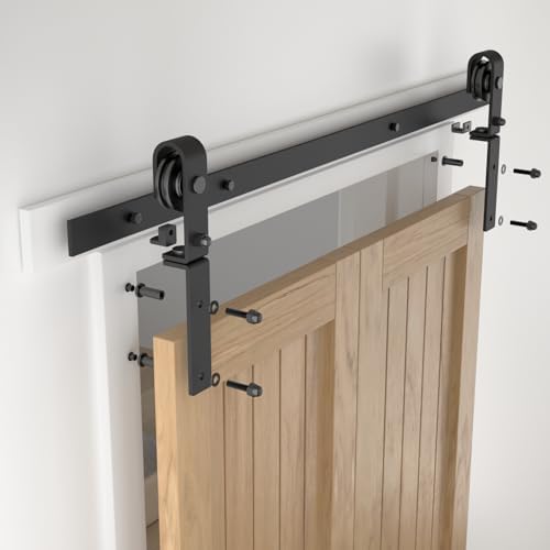 TOIMIOTOIM 40 Bi-Folding Sliding Barn Door Hardware Kit