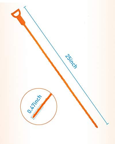 Effortlessly Unclog Your Drains with 6pcs Auger Set