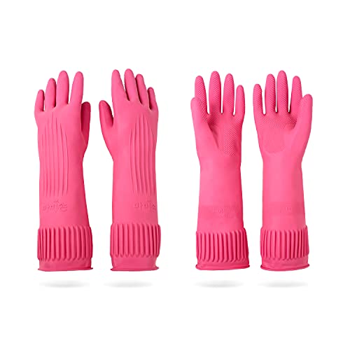 Essential Reusable - Non-Slip Kitchen Gloves Medium 2 Pairs