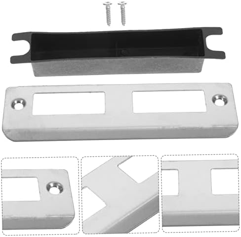 Stainless Steel Door Plate Kit for DeadboltInstallation - Secure Durable Door Reinforcement