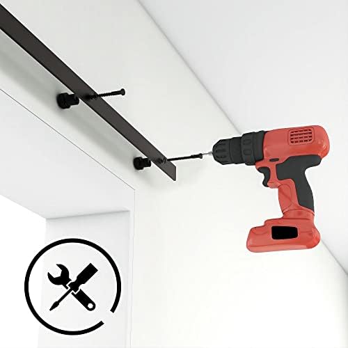 6FT Sliding Barn Door Hardware Kit Cost-Effective Easy to Set Up