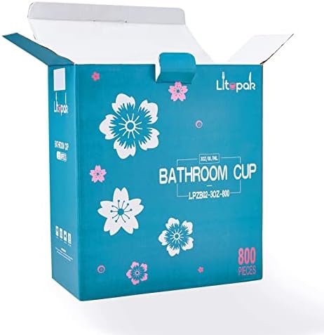 Reusable Durable Disposable Bathroom Cups for Home Travel More