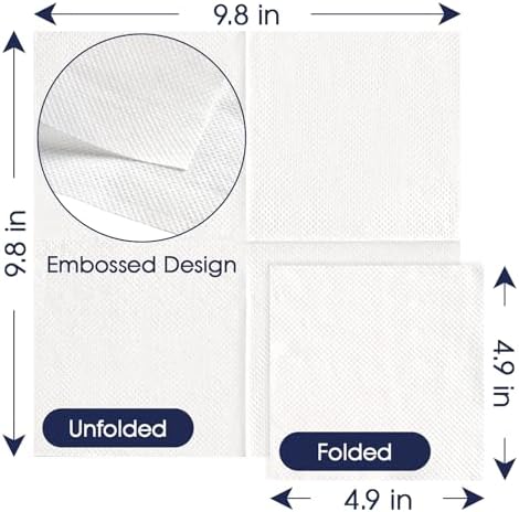 High-Quality 2000 White Napkins for Parties
