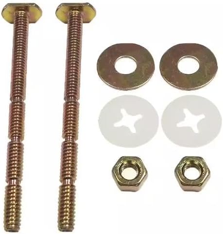 Transformer 14 in x 3-12 inFast Mounting Toilet Bolt Set Perfect Fit Snapped Toilet